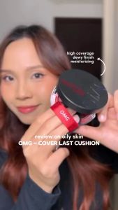 OMG Oh My Glam Coverlast Cushion 15g - Cushion Foundation Concealer Skin Tint Make Up