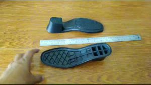 Outsole Alas Bawah Sepatu Wanita Cewek Hitam Hak 5 cm Sol Daun size 37 sd 44