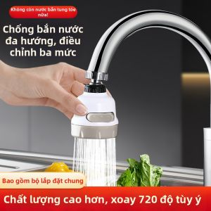 Anti-Splash Water Saving Faucet Aerator Extended Sprayer