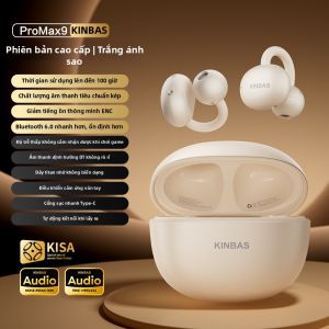 Kinbas | Tai Nghe Bluetooth Mở Kiểu Kẹp Chất Lượng Cao cho Thể Thao