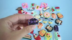 Potdemiel | 5-25pcs Trendy Western Cowboy Charms PVC Shoe Clips Decor for Boot Hat Star Shoe Pins Accessories for Teens Party Favors