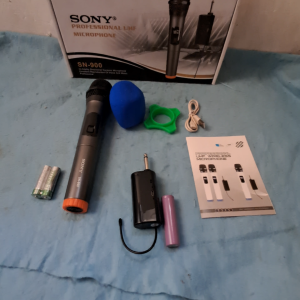 H30  DJ MC SINGER MIC WIRELES SINGLE SONY SN 900 DYNAMIC KARAOKE VOCAL Microphone Wireles Resiver Mini MIK MIC MIX TUNGGAL 1 SET KARAOKE VOKAL VOCAL WIRELESS AUDIO MIKROPON MIKROFON UHF LED DIGITAL UNIVERSAL MICROPHONE PRO PROFESIONAL