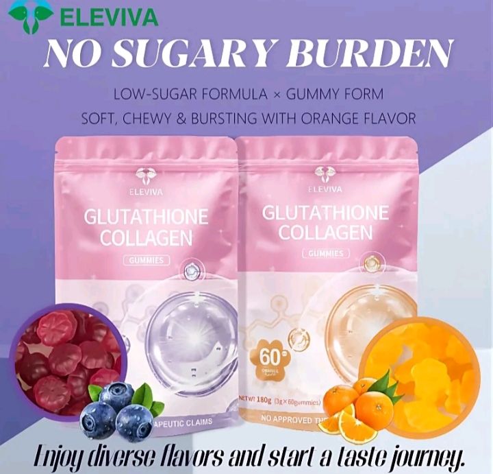 what glutathione is fda approved in the philippines ELEVIVA Glutathione Collagen 60 gummies (FDA approved)