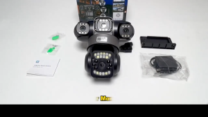 3 lensa CCTV V380 Pro Camera CCTV 4G SIM 18MP HD Outdoor Smart Camera PTZ Bidirectional voice Alarm information push