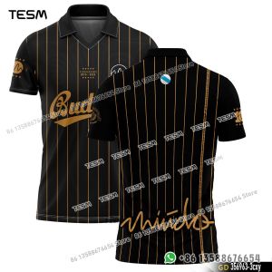 TESM Summer POLO Shirt Men Summer Sports V-neck T-shirt Street Trendy Short Sleeve 3D HD Print T-shirt