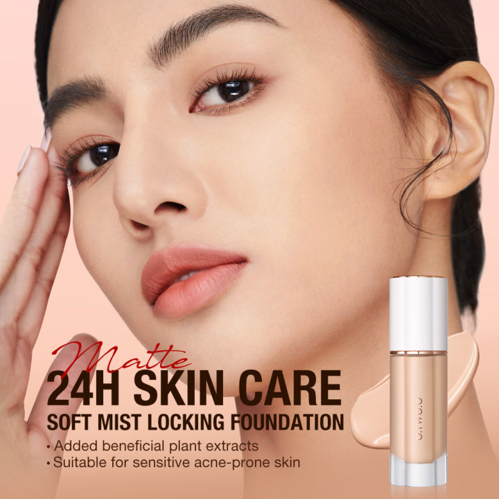 O.TWO.O Liquid Foundation Cream for Face 30ml High Coverage Makeup Base Sunscreen SPF30+++ Waterproof Concealer Makeup Foundation