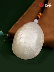 Hanyi Rich beyond Compare Jade Turtle Shell Tabletop Decoration Home Decorations Chinese Style Animal Sculpture Gift