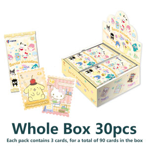 KABAO Sanrio Character Hello Kitty Cinnamoroll Kuromi Polaroid Collection Cards Blind Box Kawaii Card Toys Girls Birthday Gift