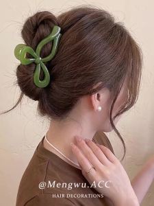 MENGWU | Irregular Bow Hair Clip Female High-end Fashion Accessory