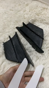 ปีกด้านข้างสําหรับรถจักรยานยนต์ วิงเล็ต ใส่ได้ทุกรุ่น วิงข้างมอไซค์ ใส่ทุกรุ่น CBR/NINJA2 ลายเคฟล่า 1 คู่(0369)