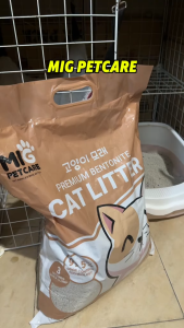 10L Mig Cat Litter Sand Petcare Premium Bentonite All Stages Adult Kitten Pet Essentials