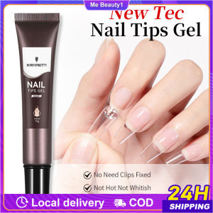 BORN PRETTY 15g New Tec Nail Tips Gel For Fake Nails Adhesive Gel Extension Adhesive Gel Polish Nail Art Tool