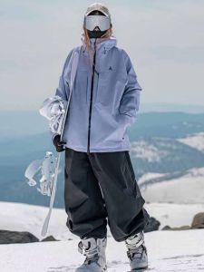 Mens And Womens Casual Pants Professional Ski Pants Windproof And Warm Wear Resistant Hiking Tibet Special Paratrooper Pants