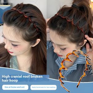 DAIMEISHU thanh lịch sóng Headband với thiết kế chống trượt cho thời trang cao cấp