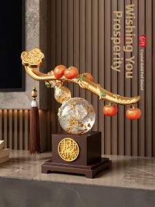 ZHONGGE | Prosperity Decorative Crystal Plaque for New Home