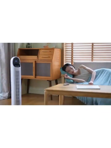 JF Model 1 Tower Fan 3 kg 3-Speed Bladeless 90° Oscillation Remote Control 220V 45W International Seller Warranty