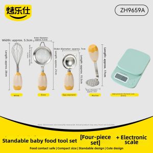 KAULUS | Egg White Separator And Mashing Strainer Tool For Baby Food