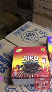 Monesco Hiro Nori Panggang Rasa PEDAS - ( HARGA 1 BOX )