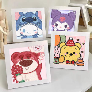 FF Paket Bahan Lukisan Berlian Buatan Tangan untuk Anak-anak Lukisan Berlian Kartun COD