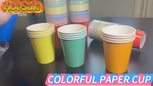 [20pcs] 9oz Colourful Paper Cups/Disposable Party Cups/Handicraft Use/Kids Handicraft DIY Party Cup