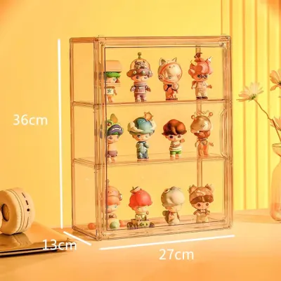 กล่องใส่โมเดล กล่องใส่ art toy กล่อง พลาสติกอย่างดี ประหยัดพื้นที่ กันฝุ่นจัดเก็บสะอาด ดีไซน์สวยงาม