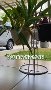 GUNINCO BUY 2 GET 1 RAK POT TANAMAN 2 SUSUN pot 15CM Pot Bunga Hiasan Dekorasi Taman Rumah Artificial pot