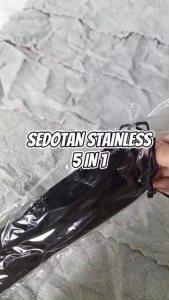 SEDOTAN SET STAINLESS STEEL 5 SET FOOD GRADE STRAW