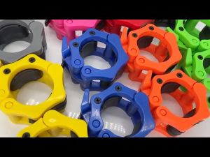 2 Thanh Tạ Bằng Nhựa 2 Thanh Kẹp Tạ Đòn Tập Thể Hình Tại Nhà 50Mm