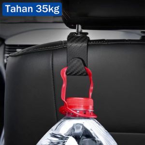 Gantungan Mobil 1/2/4/8 PCS Car Hook Karbon Gantungan Jok Mobil Belakang Gantung Karbon Mobil