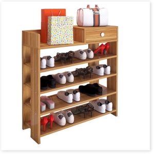 KỆ GỖ ĐỂ GIÀY  DÉP 5 TẦNG