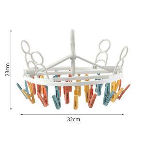 Multifunctional Clip Hanger for Socks and Lingerie