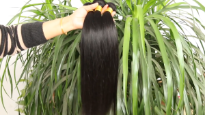 8-26นิ้ว115-120กรัม คลิปตรงสีดำธรรมชาติแบบผมต่อบราซิล8ชิ้น/ชุดผม Remy สี