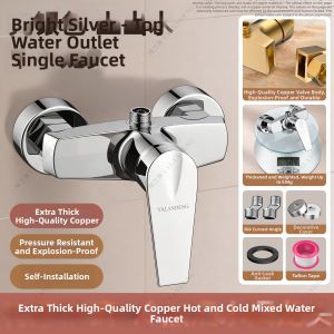YALANDENG | Copper Water Temperature Mixing Faucet for Bathroom