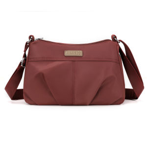 Casual Oxford Cloth Dumpling Bag Single Shoulder Mom Bag Fashionable Versatile Lightweight Crossbody Bag for Women Urban Minimalist Style Commuting