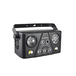 Đèn Hiệu Ứng Chùm Tia LED RGB 40W Kiểu Mắt Ong 5 Trong 1 Đèn Sân Khấu DJ Đèn Strobe Bóng Disco Cho Tiệc Tùng Với Họa Tiết Nhuộm Màu Tích Hợp