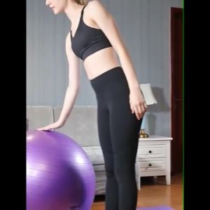 BG SPORT Gym Ball Yoga Alat Olahraga Senam Gym Ball 65cm 45cm Yoga Ball