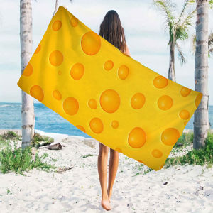 BILIBILI | Cheese Texture Quick Drying Microfiber Beach Towel Lightweight for Swimming Camping Yoga - Bath Towel