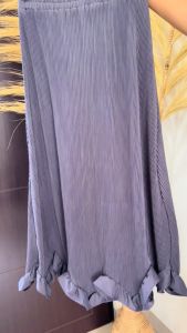 Haseena Rok Plisket Rempel Zigzag Belva Premium Pleated Skirt Wanita Ala Korea