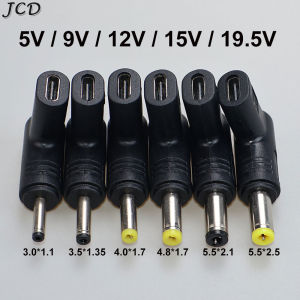 5V 9V 12V 15V 19.5V TypeC to DC Jack Plug Charge Adapter Converter for Router Tablet Fan USB C PD to DC Power Connector