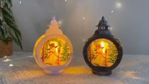 Đèn Trang Trí Giáng Sinh Hình Ông Già Noe Đèn Decor Quán Cafe Quán Ăn Nhà Thờ Dùng Pin LR44