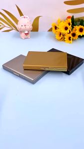 MATTEO กระเป๋าใส่นามบัตรเครดิต บัตรเครดิต 6 ใบ กันแม่เหล็ก อุปกรณ์เสริม สําหรับเดินทาง No.3444