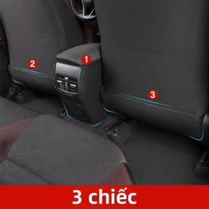 Tấm Lót Chống Bẩn Lưng Ghế Ô Tô Toyota Corolla E210 Chất Liệu Da PU Phụ Kiện Dành Cho Các Mẫu Xe Hybrid 2019-2025