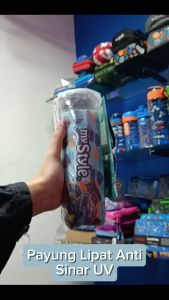 My Style TM 1527B Gold UV Umbrella Size 19" 5 fold for Boys - Payung Lipat Manual Anti Sinar UV