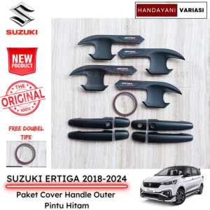 Paket Cover Outer Door Handle Pintu Suzuki Ertiga 2018 2024 Hitam Doff