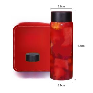 Transparent Cold Drink Bottle 330ml Good Luck Sale Beverage Ice Drink Milk Tea Cup Plastic Juice Bottle Enzyme Bottle