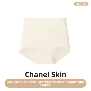 TONERCE | Invisible High Waist Shaping Butt Lift Silk Antibacterial Crotch Briefs