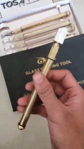 TAJAM Alat PEMOTONG KACA FL-999" MERK OWL Gagang BESI | Pisau Potong Kaca Minyak