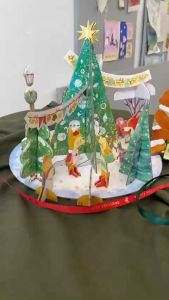 BỘ QUÀ TẶNG NOEL - Bộ ghép hình 3D Đêm Giáng Sinh Lung Linh - Dành cho trẻ từ 3 tuổi - Crabit Kidbooks