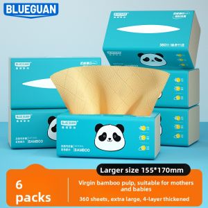 blueguan | Bamboo Fiber Paper Towels 48 Packs