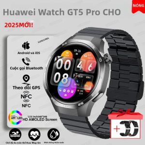 Đồng Hồ Thông Minh Huawei Watch GT5 Pro Màn Hình AMOLED HD NFC GPS Bluetooth Gọi Điện Theo Dõi Sức Khỏe Dành Cho Nam Và Nữ